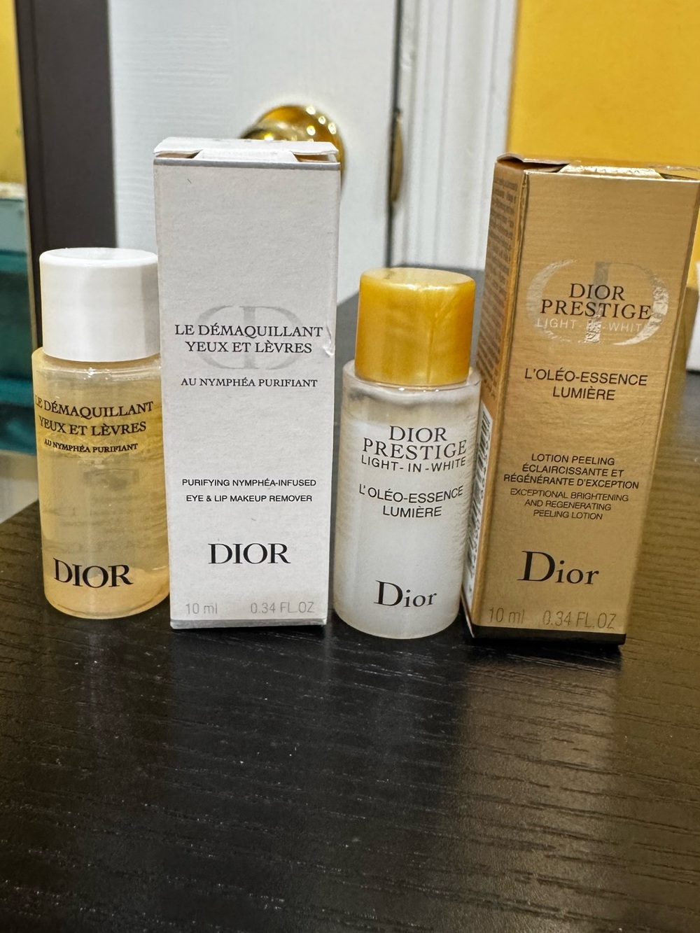 Dior Prestige L'Oléo-Essence Lumière & Eye Makeup Remover Set